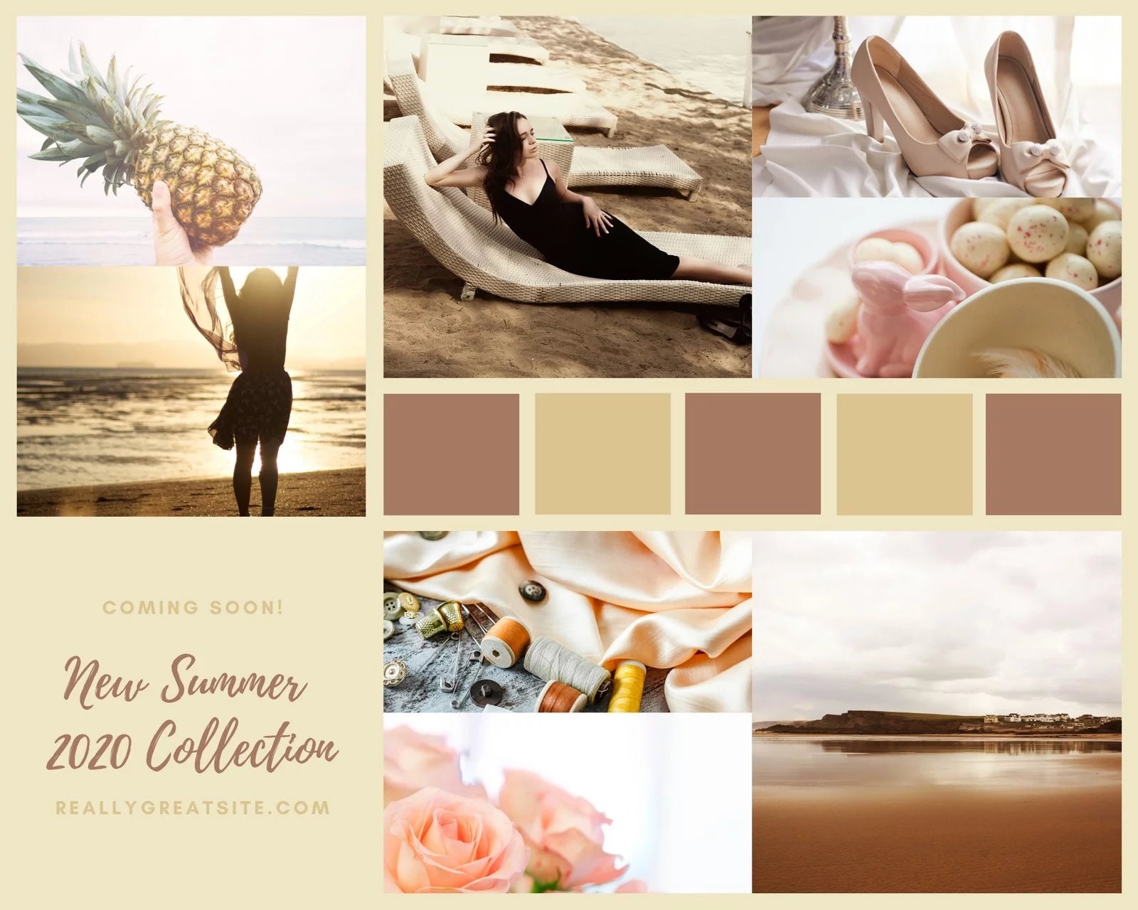 An example mood board