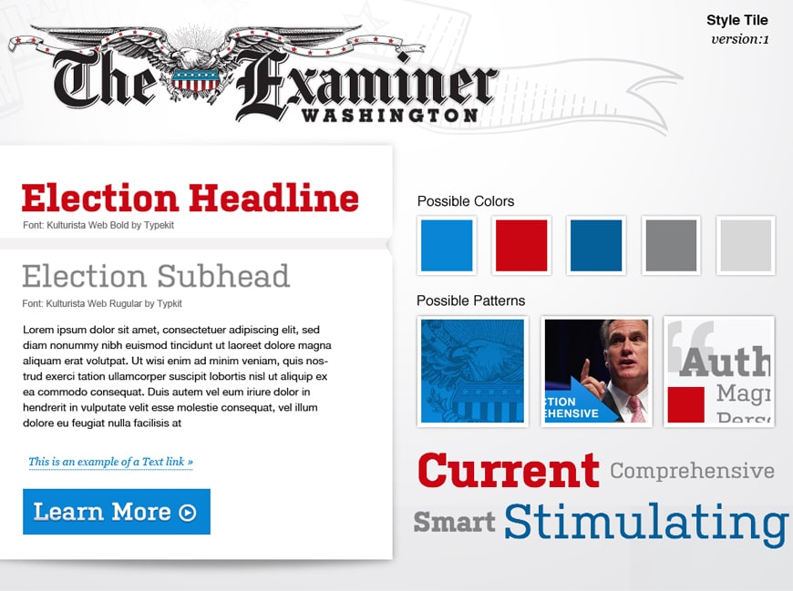 Example of a style tile from styletil.es